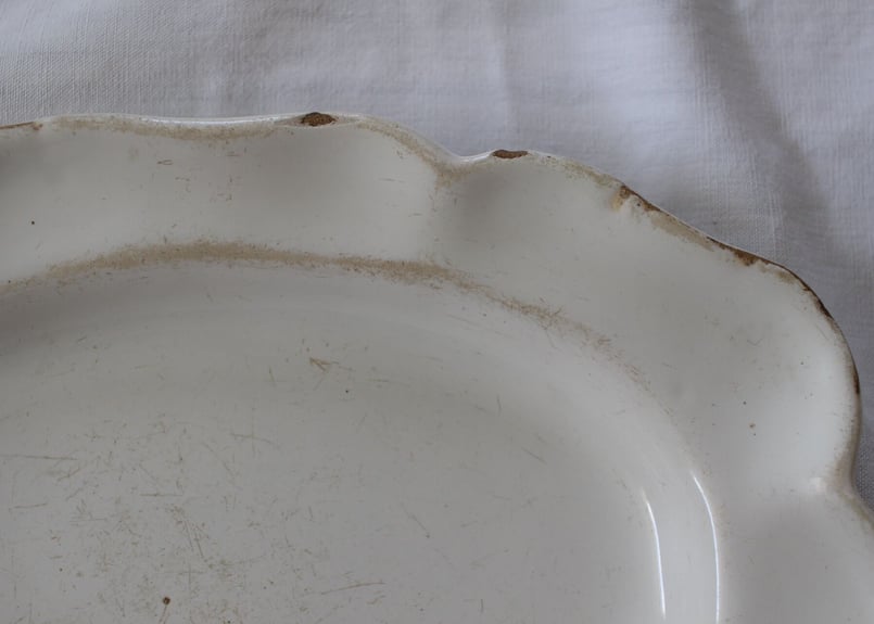 MOUSTIERS ムスティエオーバルプレート OVALE EN FAIENCE DE | A