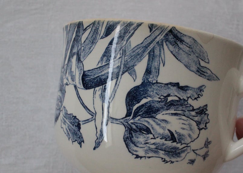 フランスアンティーク　GIEN ジアンTULIPES チューリップ フランスアンティーク GIEN ジアンTULIPES チューリップ