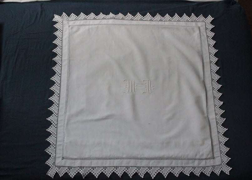 France Antique クッションカバー/MONOGRAM 