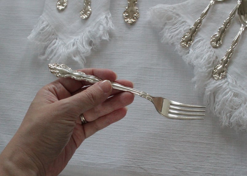 アンティーク silver925 スプ ーン、フォーク 約12.7cm アンティーク silver925 スプ ーン、フォーク 約12.7cm アンティーク