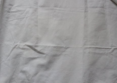 France Antique Linge Ancien Feuilles MONOGRAM“MTP”シーツ/RED・GREEN