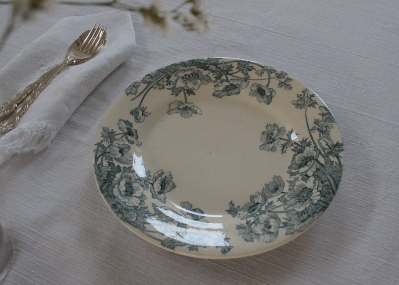 廃盤◆Gian ジアン アネモネ 　プレート大皿 26cm こんにちは 再入荷しましたジアンのアネモネ 先程BASE店に追加しました