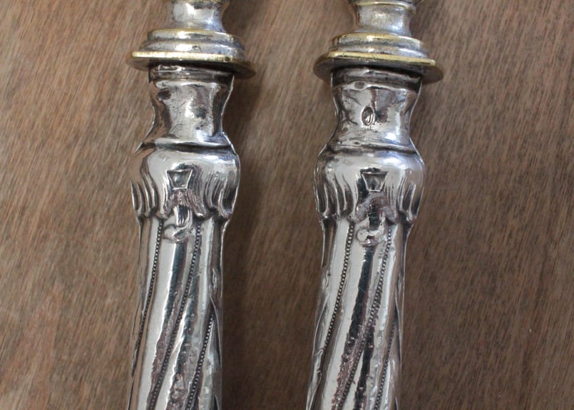 サラダサーバー/シルバースプーン&フォーク2本セット | Antique