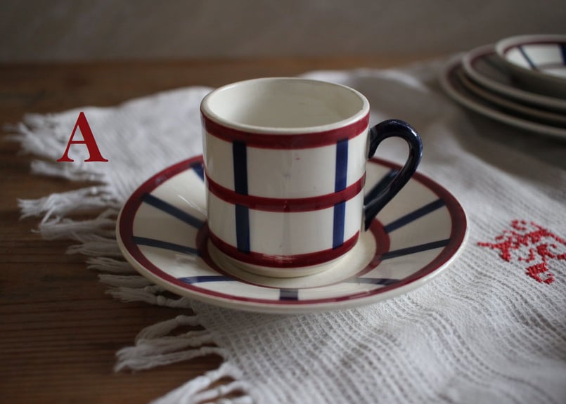 クレイユモントロー HBCMBéarn バスク柄 コーヒー／ティポット