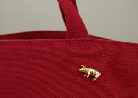 vintage ヴィンテージの小さなピンブローチ（Fauna）