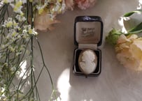 【F】Antique Shell Cameo Brooch