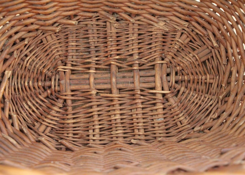 フランス　アンティーク　パニエ Panier｜01フランスアンティーク60年代 オーバルパニエ（60's