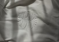 France Antique MONOGRAM /モノグラム大判シーツ【A】