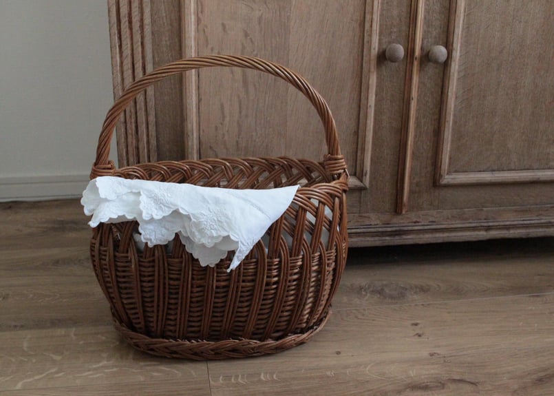 France Antique panier アンティーク籐のパニエ | Antique & B