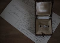 【A】Antique jewelry case