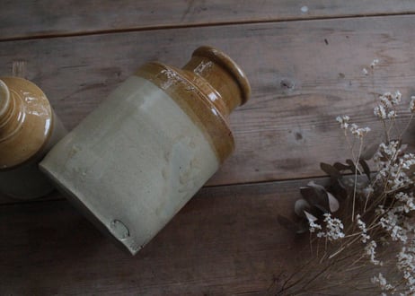 Stoneware Bottles/イギリス陶器ストーンウェアボトル (数量2)