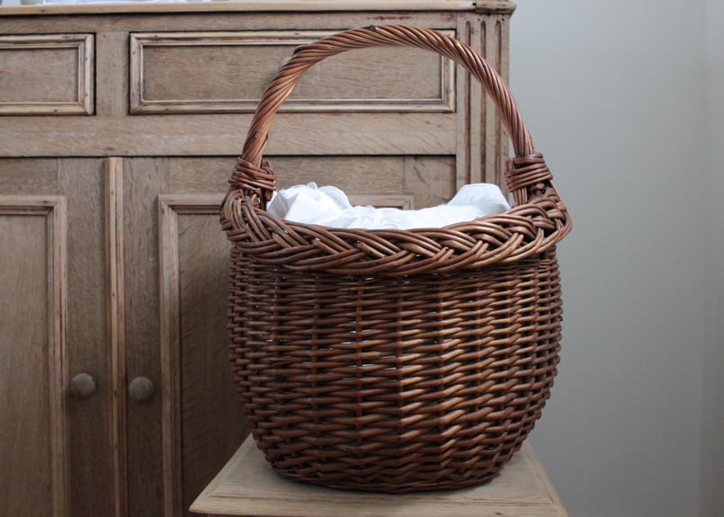 France Antique panier アンティーク籐のパニエ | Antique & B