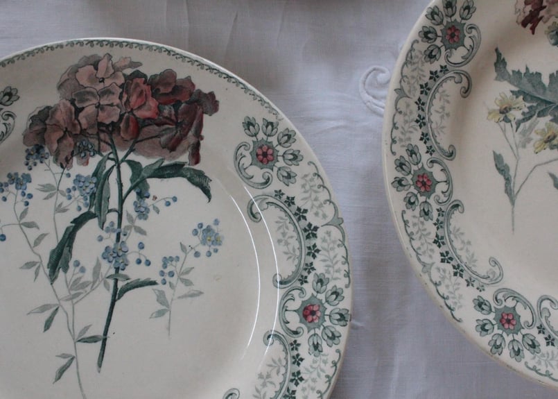 Choisy le Roi【ショワジールロワ】プレート・Fleurs Coupées切り花（数