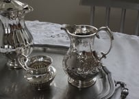 UK Silver Plated Antique Milk Jug ミルクジャグ
