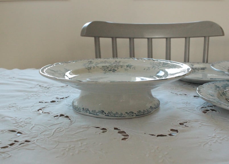 フランスアンティーク・ショワジールロワVILLARDコンポティエ・ケーキスタンド Choisy le Roi【ショワジールロワ】 TERRE DE FER VILLARDコンポ