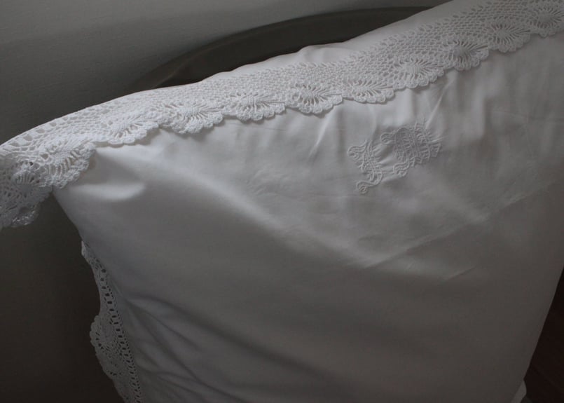 France Antique クッションカバー/MONOGRAM 