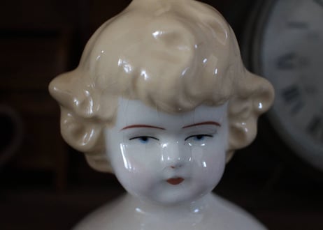 ヴィンテージ1978・陶器“Sally”チャイナドールキット・オリジナルボックス