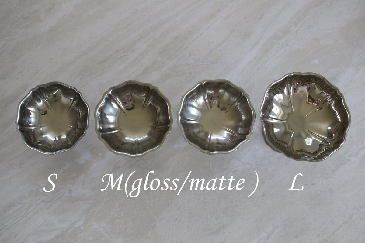 France Brocante アイスカップ 【S】サイズ　2個セット France Brocante 花リムアイスカップ 【M】サイズ gloss/matte