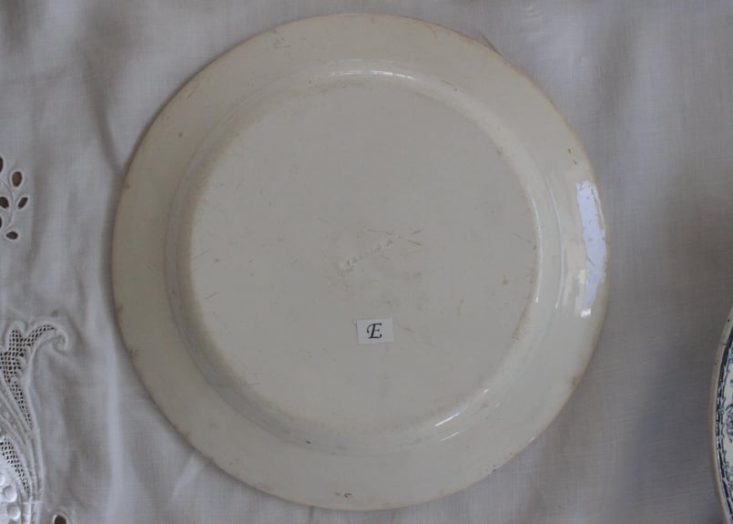 E】Creil et Montereau【クレイユ モントロー】グリザイユプレート | An