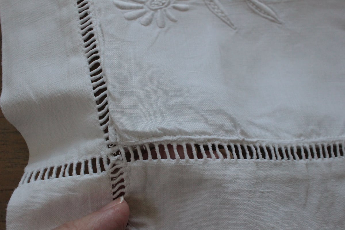 France Antique クッションカバー/MONOGRAM 