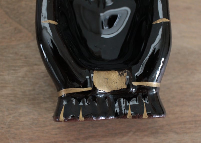 【A】ブラックハンドモチーフ/Made in Japan/陶器製・小物入れ B】ブラックハンドモチーフ/Made in Japan | Antique & Brocan