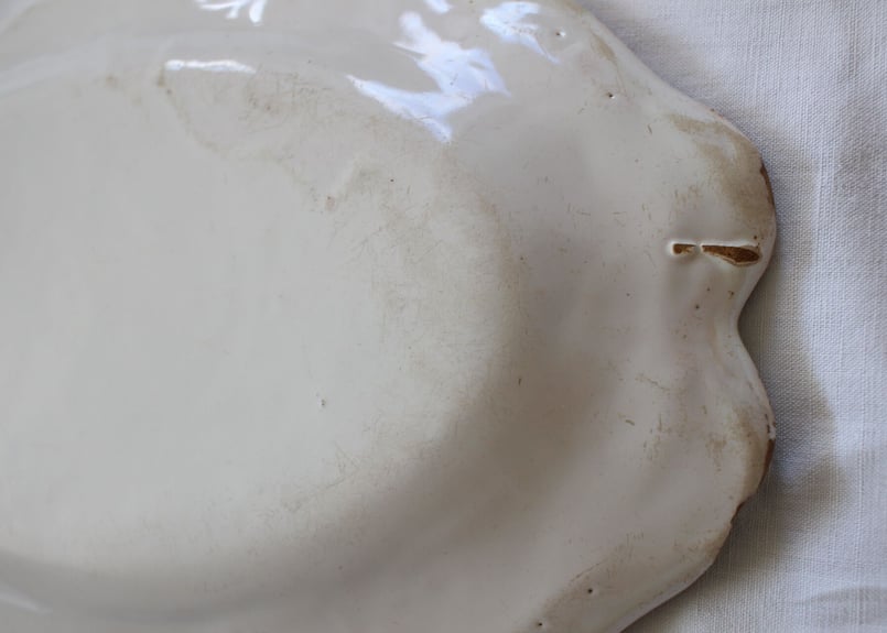 MOUSTIERS ムスティエオーバルプレート OVALE EN FAIENCE DE | A