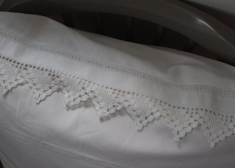 France Antique クッションカバー/MONOGRAM "M・N"