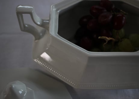Johnson Brothers【ジョンソンブラザーズ】“Heritage White”  Vegetable Bowl