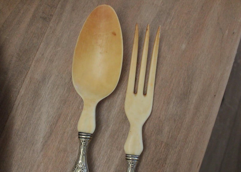 英国製　サラダサーバー サラダサーバー｜ZACK 20599 MENOA サーバー トング スプーン