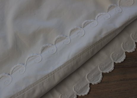 France Antique クッションカバー/MONOGRAM "C・B"