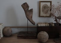 Antique木製シューモールドオブジェ/43