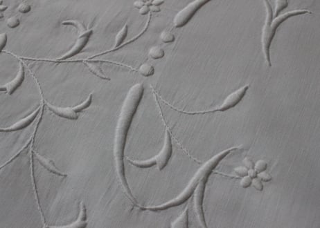 France Antique クッションカバー/MONOGRAM "J・C"