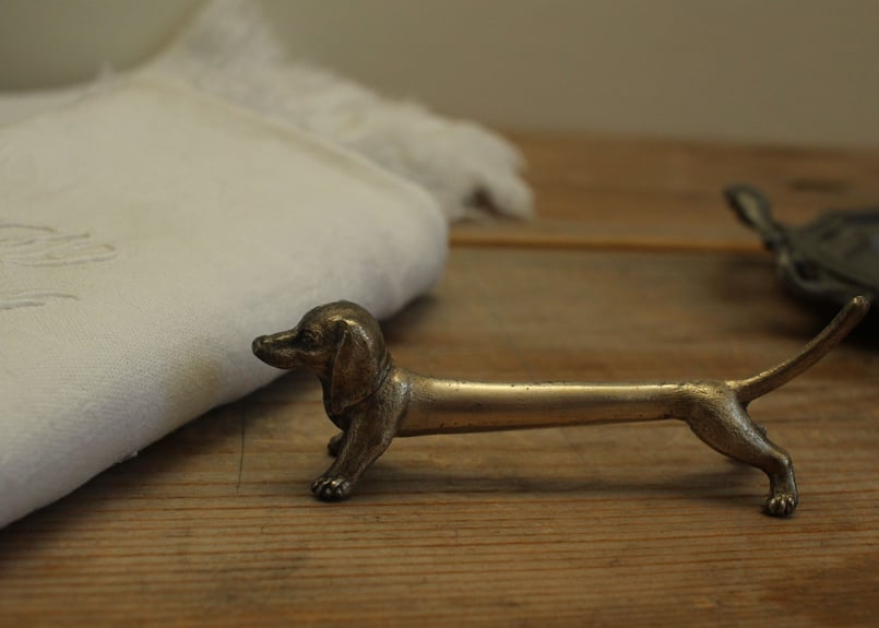 送料無料対象商品】真鍮製 動物達のカトラリーレスト（数量5