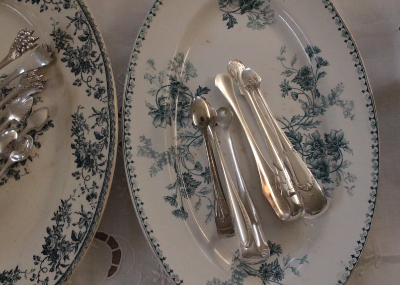 sarreguemines サルグミンヌ　プレート2枚セット✳︎ Sarreguemines サルグミンヌ / “MURES” デザートプレート | VIRON