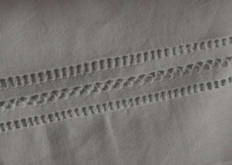 France Antique MONOGRAM“RB”　モノグラム大判シーツ