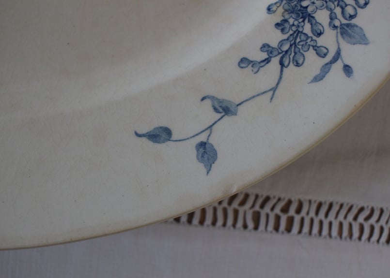 エミールブルジョワ　小鳥とお花の美しいプレート エミールブルジョワ 小鳥とお花の美しいプレート E. Bourgeois