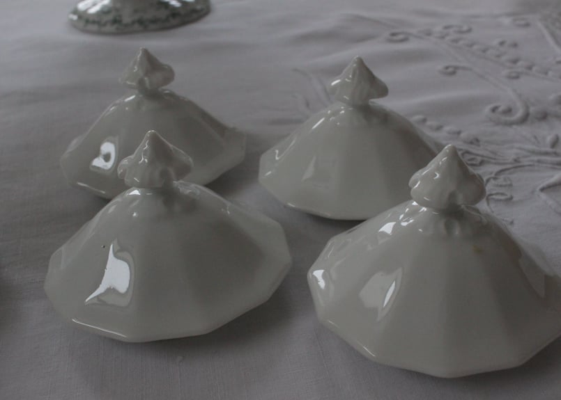 FranceAntiqueクリームポット【ポ・ア・クレム】ポーセレン白磁器