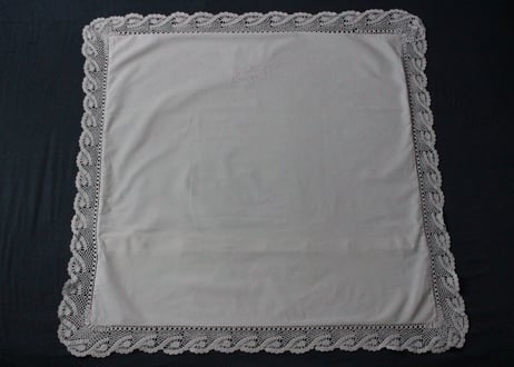France Antique クッションカバー/MONOGRAM "J・M"