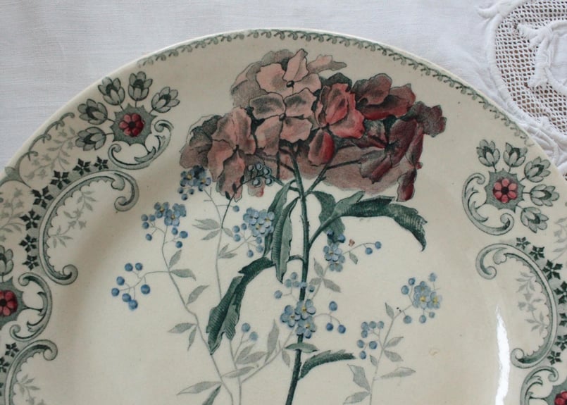 Choisy le Roi【ショワジールロワ】プレート・Fleurs Coupées切り花（数