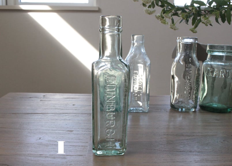 アンティーク　瓶　ガラス イギリス・アンティークガラスボトル（数量5） | Antique & Brocante