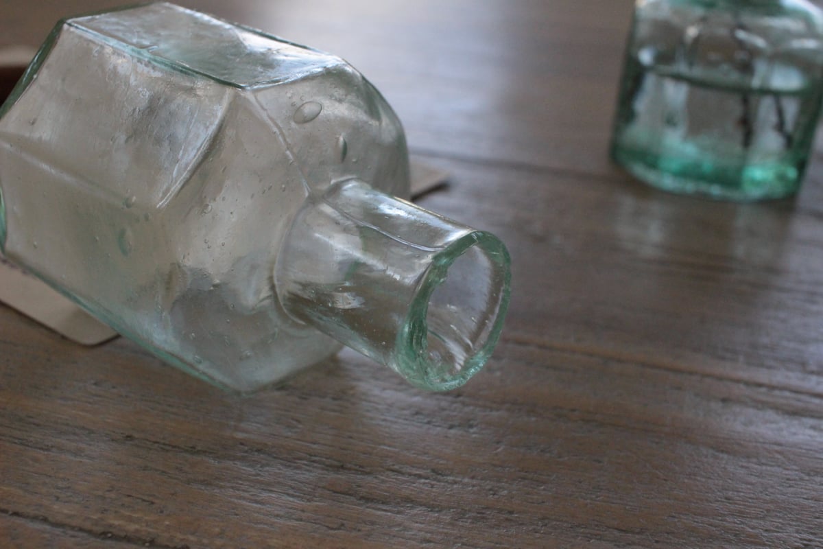 イギリス アンティーク瓶2個セット イギリス アンティーク瓶2個セット イギリス アンティーク瓶2個セット