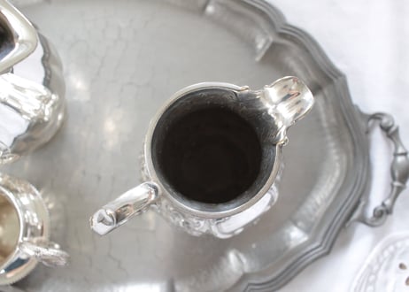 UK Silver Plated Antique Milk Jug ミルクジャグ