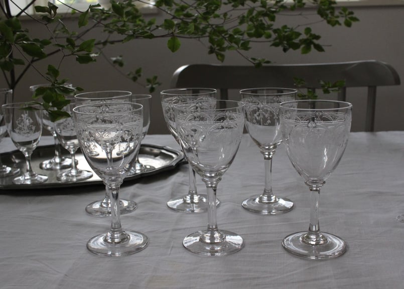 Old Saint Louis【オールドサン・ルイ】ペアクリスタルグラス（数量3