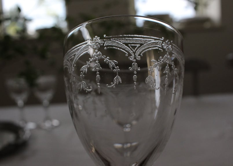 最終値下げ‼️❣️美品❣️ ST LOUIS サンルイ クリスタル 馬の頭 彫刻