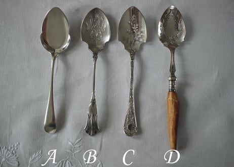 England SILVER PLATED CUTLERY ジャムスプーン（数量4）