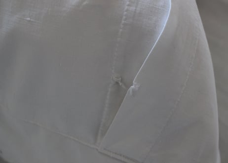 France Antique Whitework MONOGRAM "LH"  クッションカバー大