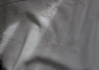 France Antique クッションカバー/MONOGRAM "P・F"蝶