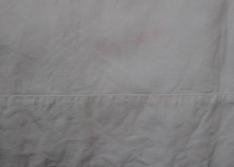 France Antique Linge Ancien Feuilles MONOGRAM“BO”