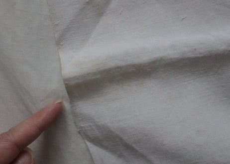 France Antique Linge Ancien Feuilles MONOGRAM“JC”