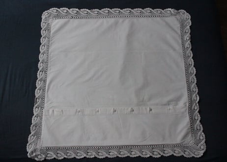 France Antique クッションカバー/MONOGRAM "J・M"